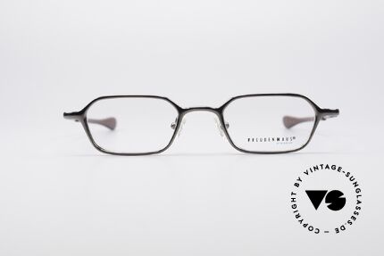Freudenhaus Rio 90er Titanium Vintage Brille, exzellente Titanium-Fassung & entsprechend leicht, Passend für Herren und Damen