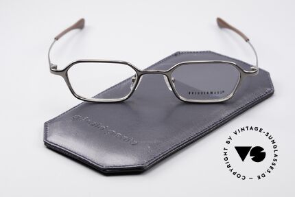 Freudenhaus Rio 90er Titanium Vintage Brille, die Fassung ist beliebig verglasbar (optisch / Sonne), Passend für Herren und Damen