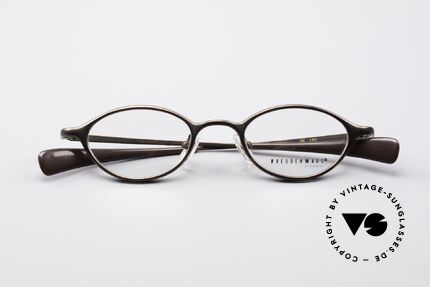 Freudenhaus Zoe Ovale Titan Vintage Brille, KEINE Retromode, ein kostbares 90er Jahre Original!, Passend für Damen