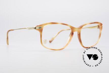 Cartier Lumen - M 90er Luxus Vintage Brille, ein edles Original in medium Gr. 56°18 (133mm Breite), Passend für Herren und Damen