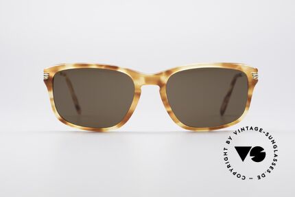 Cartier Lumen Vintage Luxus Sonnenbrille, 22kt vergoldet & tolles Rahmenmuster in "Tiger red", Passend für Herren und Damen