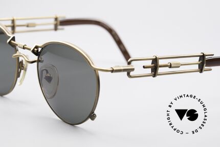 Jean Paul Gaultier 56-0174 Tupac 2Pac Sonnenbrille, Kultobjekt, auch gerne als 'Steampunk-Brille' bezeichnet, Passend für Herren und Damen
