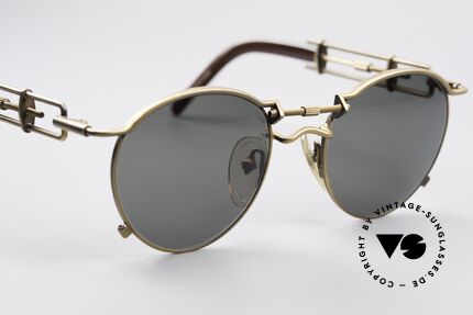 Jean Paul Gaultier 56-0174 Tupac 2Pac Sonnenbrille, ungetragenes Einzelstück inkl. original J.P. Gaultier Etui, Passend für Herren und Damen