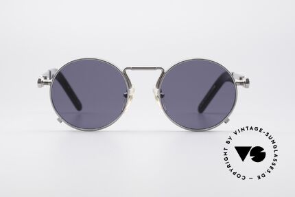 Jean Paul Gaultier 56-8171 Steampunk Vintage Brille, unglaublich massiver Rahmen (wie aus einem Stück), Passend für Herren und Damen