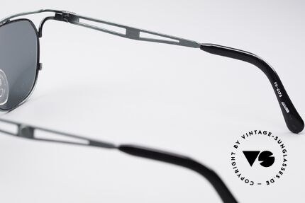 Jean Paul Gaultier 55-2178 90er Vintage Designerbrille, dunkelgrüne Sonnengläser für 100% UV Protection, Passend für Herren und Damen