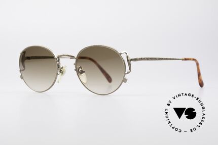 Jean Paul Gaultier 55-3178 90er Vintage No Retro Brille, hellbraune Verlaufsgläser (100% UV Protection), Passend für Herren und Damen