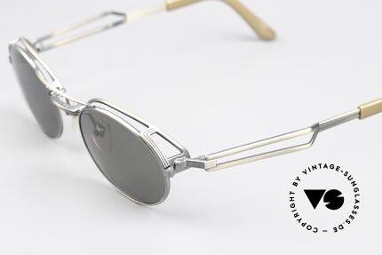 Jean Paul Gaultier 56-7107 Industrial Vintage Brille 90er, echte TOP-Qualität; made in Japan (wie aus einem Guss), Passend für Herren und Damen