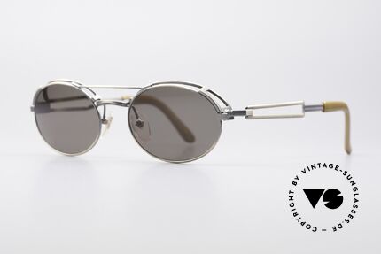 Jean Paul Gaultier 56-7107 Industrial Vintage Brille, auch als 'Industrial Design' oder 'Steampunk' bezeichnet, Passend für Herren und Damen
