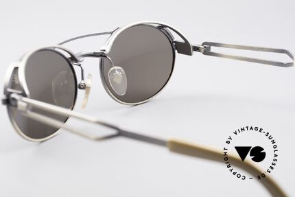 Jean Paul Gaultier 56-7107 Industrial Vintage Brille, KEINE retro Sonnenbrille; ein ca. 25 Jahre altes Original, Passend für Herren und Damen