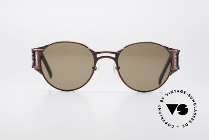 Jean Paul Gaultier 56-5105 Rare Celebrity Sonnenbrille, tolle Designersonnenbrille mit vielen besonderen Details, Passend für Herren und Damen