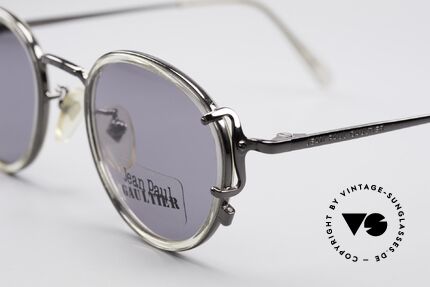 Jean Paul Gaultier 55-3271 Runde 90er Designerbrille, ungetragen (wie all unsere vintage JPG Sonnenbrillen), Passend für Herren und Damen