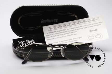 Jean Paul Gaultier 56-7116 Limitierte 98 Vintage Brille, KEINE Retromode; ein vollständiges Original von 1998!, Passend für Herren und Damen