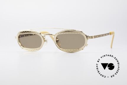 Jean Paul Gaultier 56-7116 Limited Edition Vintage Brille, limitierte Designersonnenbrille von Jean Paul Gaultier, Passend für Herren und Damen