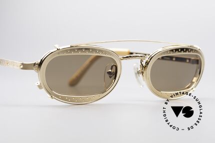 Jean Paul Gaultier 56-7116 Limited Edition Vintage Brille, einzigartiges Design & high-end Qualität (Japan made), Passend für Herren und Damen