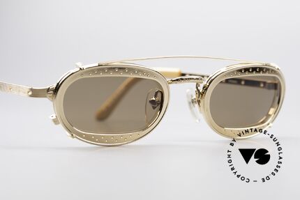 Jean Paul Gaultier 56-7116 Limited Edition Vintage Brille, einzigartiges Design & high-end Qualität (Japan made), Passend für Herren und Damen