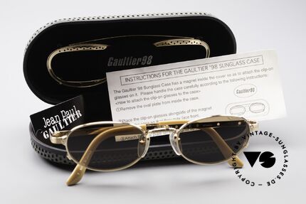 Jean Paul Gaultier 56-7116 Limited Edition Vintage Brille, KEINE Retromode; ein vollständiges Original von 1998!, Passend für Herren und Damen