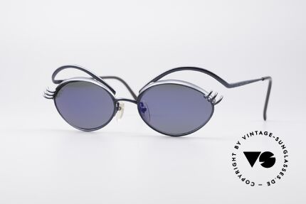 Jean Paul Gaultier 56-6107 Haute Couture Sonnenbrille, einfallsreiche Designersonnenbrille von J.P. Gaultier, Passend für Damen