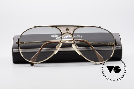 St. Moritz 401 Rare Jupiter Sonnenbrille, leicht getönte Mineralgläser; daher auch abends tragbar, Passend für Herren und Damen