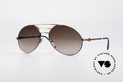 Bugatti 65090 80er Vintage Herrenbrille, Bugatti Brille in grandioser Lackierung (bronze/braun), Passend für Herren