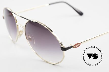 Bugatti 65837 80er Luxus Vintage Brille, Qualität (100% UV) und Tragekomfort auf TOP-Niveau, Passend für Herren