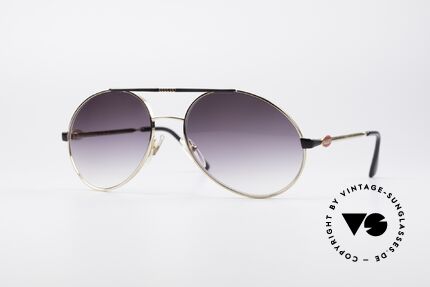 Bugatti 65837 80er Luxus Vintage Brille, vintage Sonnenbrille im klassischen BUGATTI-Design, Passend für Herren