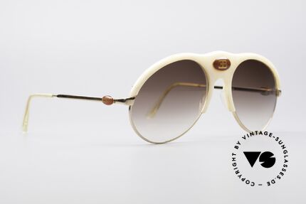 Bugatti 64748 Rare Elfenbein Optik Brille, kostbare RARITÄT und ein absolutes Sammlerstück!, Passend für Herren