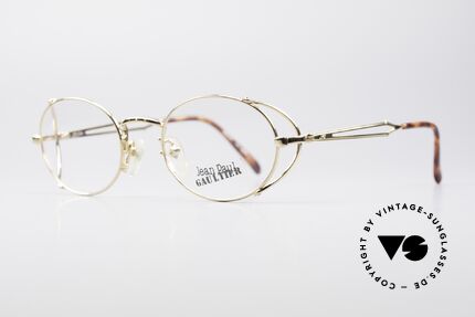 Jean Paul Gaultier 55-3175 Tupac Shakur 2Pac Brille, wie z.B. auf dem Album-Cover "Loyal to the Game", Passend für Herren