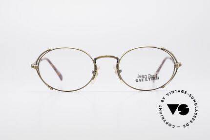 Jean Paul Gaultier 55-3175 Tupac 2Pac Vintage Brille, der US Rap-Musiker trug dieses Modell regelmäßig, Passend für Herren