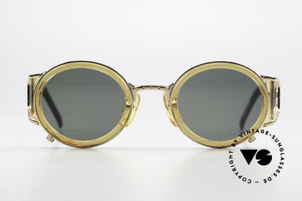 Jean Paul Gaultier 58-6201 Steampunk Vintage Brille, 1990er vintage Sonnenbrille von Jean Paul Gaultier, Passend für Herren und Damen