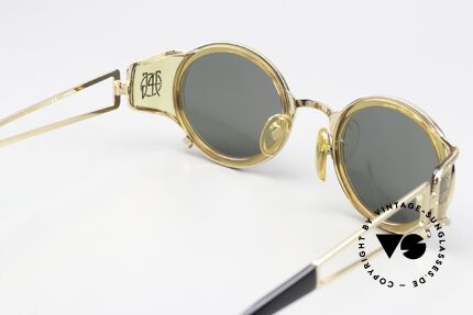 Jean Paul Gaultier 58-6201 Steampunk Vintage Brille, u.a von diversen Promis getragen (z.B. Chris Brown), Passend für Herren und Damen