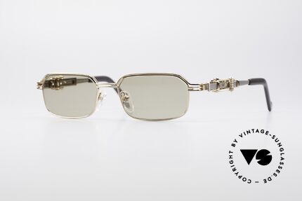 Jean Paul Gaultier 56-0002 Bügel mit Gürtelschnalle, vintage Jean Paul GAULTIER Sonnenbrille von 1996/97, Passend für Herren