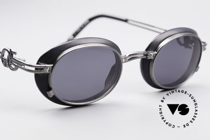Jean Paul Gaultier 58-5201 Rare Steampunk Brille, seltenes, ungetragenes Modell aus dem Jahre 1997/98, Passend für Herren und Damen