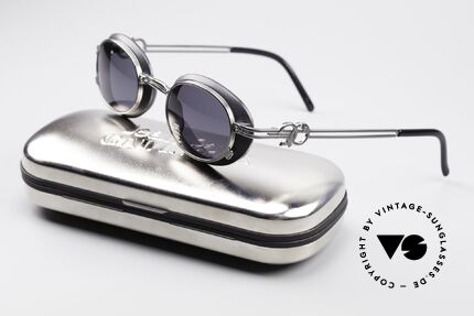 Jean Paul Gaultier 58-5201 Rare Steampunk Brille 90er, Größe: large, Passend für Herren und Damen