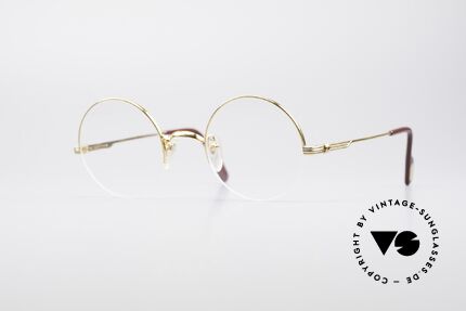 Cartier Mayfair Runde Vintage Luxusbrille, edles Cartier vintage Modell aus den 1990ern, Passend für Herren und Damen