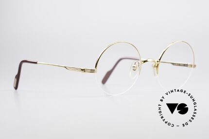 Cartier Mayfair Runde Vintage Luxusbrille, teures Original in scheinbar zeitlosem Design, Passend für Herren und Damen