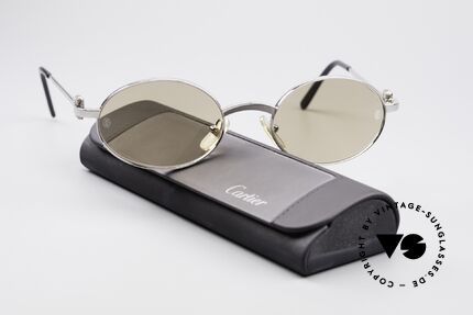 Cartier Spider Ovale Luxus Sonnenbrille, Sonderedition mit originalen Cartier Sonnengläsern, Passend für Herren und Damen