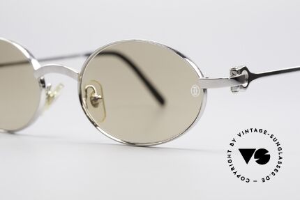 Cartier Spider Ovale Luxus Sonnenbrille, teure Mineralgläser (100% UV) mit CARTIER Gravur, Passend für Herren und Damen