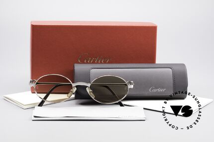 Cartier Spider Ovale Luxus Sonnenbrille, 2. hand in absolut neuwertigem Zustand (kratzerfrei), Passend für Herren und Damen