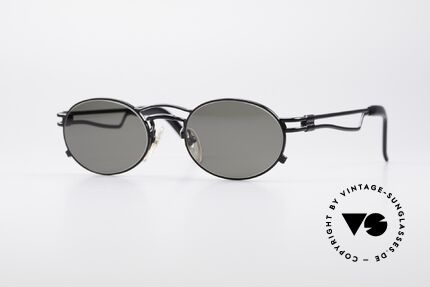 Jean Paul Gaultier 56-3173 Ovale Vintage Sonnenbrille, ovale vintage Jean Paul GAULTIER Sonnenbrille von 1995, Passend für Herren und Damen