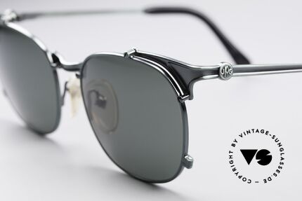 Jean Paul Gaultier 56-2175 Rare Designer Sonnenbrille, Farbkonzept in grün-metallic; mal was anderes!, Passend für Herren und Damen