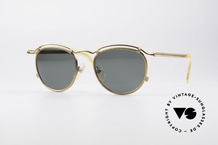 Jean Paul Gaultier 56-1174 Steampunk Panto Fassung, 90er Jahre Designer-Brille von Jean Paul GAULTIER, Passend für Herren und Damen