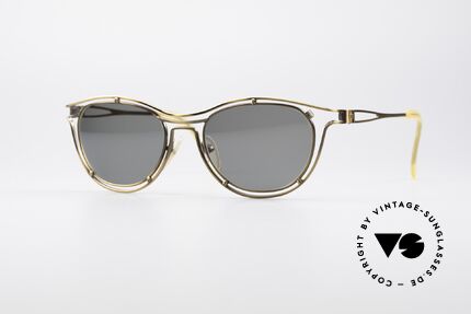 Jean Paul Gaultier 56-2176 90er Designer Sonnenbrille, spektakuläre Jean Paul GAULTIER Designer-Brille, Passend für Herren und Damen