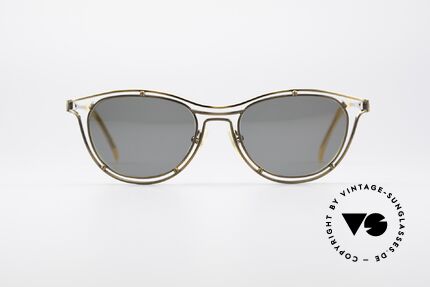 Jean Paul Gaultier 56-2176 90er Designer Sonnenbrille, geniale Rahmenkonstruktion; ein echter Hingucker, Passend für Herren und Damen