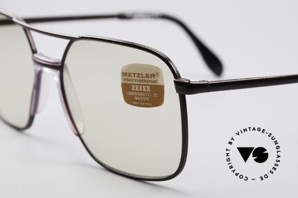 Metzler 2920 Umbramatic Sonnenbrille, mit Zeiss Umbral Mineralgläsern, 100% UV Schutz, Passend für Herren