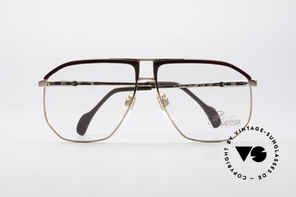 Metzler 0788 Echte 80er Vintage Fassung, KEINE Retrobrille, sondern ein seltenes Original, Passend für Herren