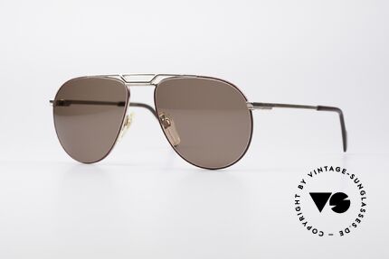 Metzler 0876 80er Aviator Sonnenbrille, alte Metzler Pilotensonnenbrille aus dem Jahre 1986, Passend für Herren