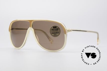 Metzler 0100 Rare Vintage Sonnenbrille, mehr "OLD SCHOOL" oder "VINTAGE" geht nicht, Passend für Herren