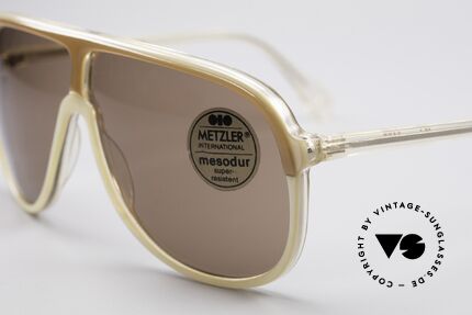 Metzler 0100 Rare Vintage Sonnenbrille, ungetragen; wie alle unsere alten Metzler Brillen, Passend für Herren