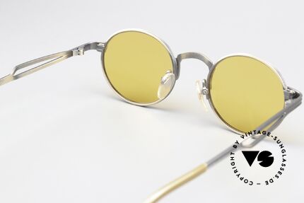 Jean Paul Gaultier 55-7107 90er Fassung Smoke Gold, KEINE RETRObrille, ein kostbares ORIGINAL von 1997, Passend für Herren und Damen