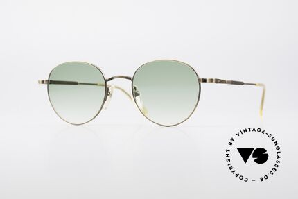 Jean Paul Gaultier 55-1174 Runde Vintage Sonnenbrille, runde vintage Designersonnenbrille von J.P. Gaultier, Passend für Herren und Damen
